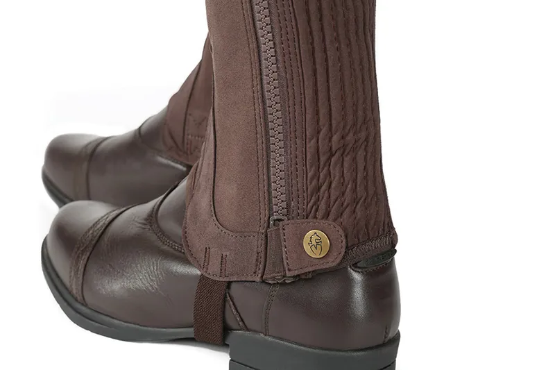 Shires Moretta Amara Half Chaps Brown-2